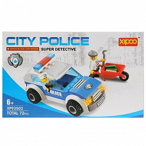 Конструктор Полицейская машина с фигурками и аксессуарами (1608K345)