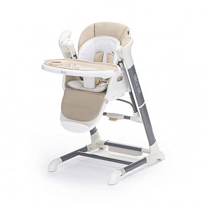 Стульчик для кормления с электронным устройством качения Nuovita Unico lux Bianco, Latte, Bianco/Латте, Белый (Nuovita, NUO-TY818L_620)