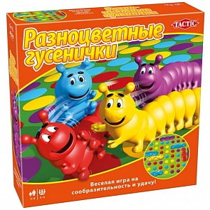 Гусенички разноцветные, настольная игра (Tactic, 40531) Гусенички разноцветные, настольная игра (Tactic, 40531)