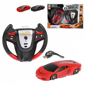 Машина р/у на аккумуляторе - Стенолаз, 4 канала, свет, USB шнур (Наша Игрушка, 100992828) (ассортимент)