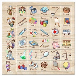 Игра развивающая. Ассоциации - Профессии (Мастер игрушек, IG0189) - миниатюра