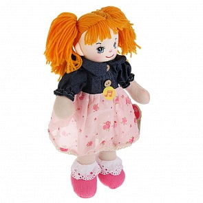 Озвученная мягкая игрушка - Кукла, А. Барто, 5 песен и 2 стихотворения, 30 см (Мульти-пульти, BAC8980-RU)