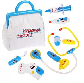 Игровой набор Доктор, 8 предметов, свет, звук (Наша игрушка, 100328616)