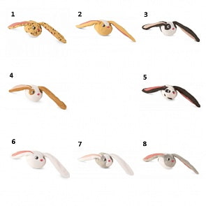 Кролик Bunnies с магнитами, 9,5 см (Imc Toys, 95496)