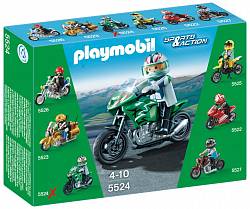 Игровой набор из серии Коллекция мотоциклов - Спортивный мотоцикл (Playmobil, 5524pm) - миниатюра
