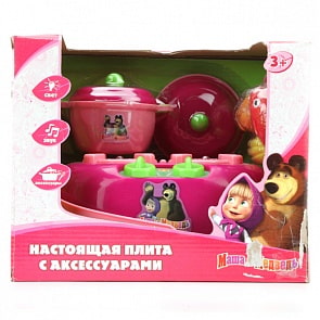 Кухонная плита из серии «Маша и медведь» (Играем вместе, B156675-R1)