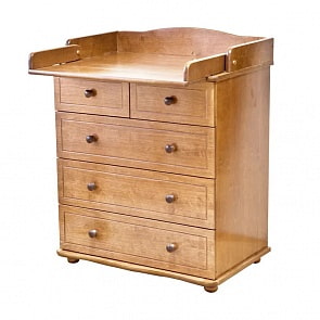 Комод с матрасом Красная Звезда С 575, медовый (Красная Звезда, КЗ-С 575_медовый)