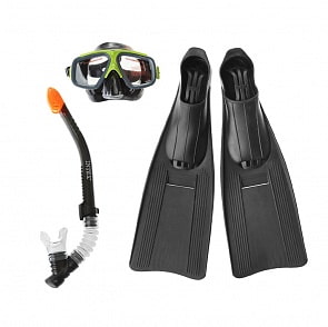 Плавательный набор: маска, трубка, ласты (Intex, с55657)