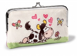 Кошелек "Коровка", плюш, 17 х 9,5 см. (Nici, 36842st)