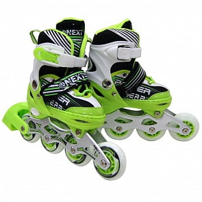 Раздвижные ролики с алюминиевой рамой, ABEC-7, колеса PU, размер 31-34 в сумке (Next, A31-34-AT1sim)