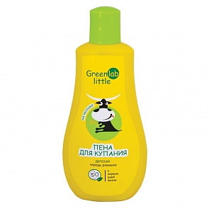 Пена для купания на молоке детская, 230 мл. (GreenLab, 55-70509)
