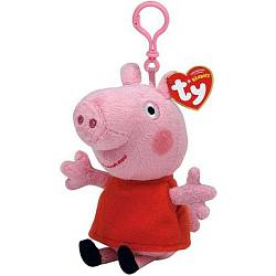 Брелок Peppa Pig - Свинка Пеппа (TY Inc., 46131) - миниатюра
