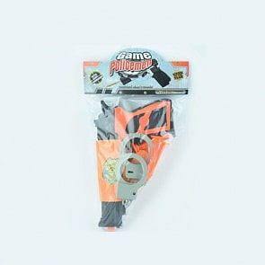 Набор - Полиция: пистолет с пулями на присосках, наручники (1905Y044)