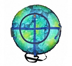 Санки надувные - тюбинг Diamond Emerald, диаметр 75 см. (RT, 5072RT)