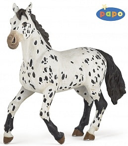 Фигурка черная апалузская лошадь (Papo, 51539)
