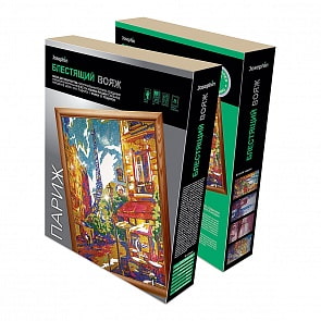 Набор для создания фрески - Блестящий вояж - Париж (Фантазёр, 427105ФН)