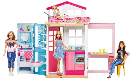 Игровой набор – Домик и кукла Barbie 