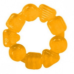 Прорезыватель для зубок (желтый) «Карамельный круг» (Bright Starts, 8258-2st) 