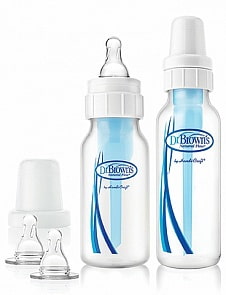 Набор из 2-х бутылочек противоколиковых с узким горлышком (DrBrowns, SB02005)