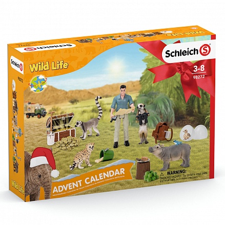 Рождественский календарь Schleich Wild Life 2021 