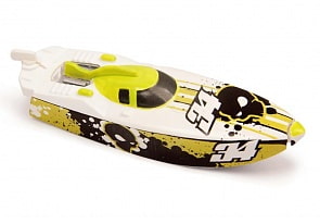 Роболодка Micro Boats, желто-белая (Zuru, 25176-1)