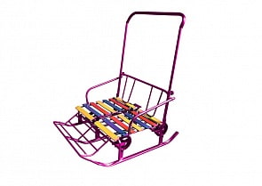 Снегомобиль Snow Galaxy для двоих на больших мягких колесах, сиреневые (RT, 7245rt)