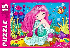Макси-пазлы Мечты Русалки, 15 элементов (Рыжий Кот, ПУ15-7182)