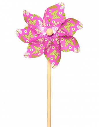 Ветрячок – Бабочки, 48 см, розовый 