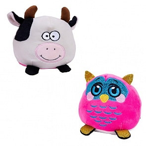 Мягкая игрушка - Перевертыши. Коровка/Сова (ABtoys, M5119)