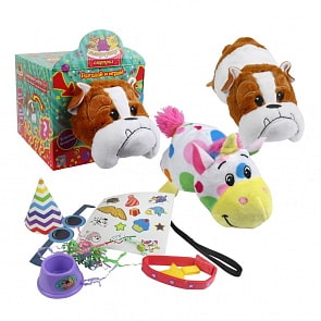 Плюшевая игрушка Вывернушка-Сюрприз 2 в 1 - Бульдог, аксессуары (1toy, Т13641)