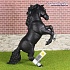 Фигурка черной лошади на дыбах  - миниатюра №3