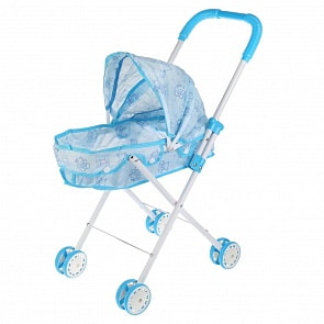 Коляска-люлька для кукол, металлическая складной верх (B1594622)