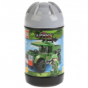 Конструктор Город Мастеров – Джип в банке, 93 детали (Город Мастеров, 7051-BL)