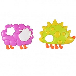 Набор из 2 погремушек - Овечка и еж (Жирафики, 628915)