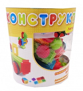 Конструктор с щетинками Кид Блок, 50 деталей (ABtoys, PT-00785)