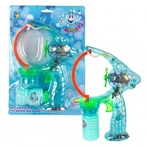 Мыльные пузыри Мы-шарики! – Гигантский мылемет, пистолет, свет и звук (1Toy, Т59661)