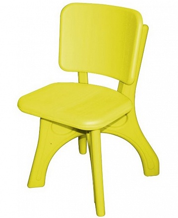 Детский пластиковый стул – Дейзи, желтый 