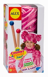 Набор для вязания шапки и шарфа, от 7 лет (Alex, 87PN)