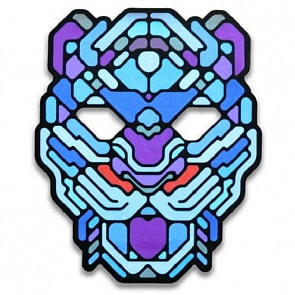 Световая маска с датчиком звука - GeekMask Cyber Tiger (GeekMask, GM-CTGR)