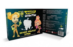 Набор для экспериментов – Зачем чистят зубы? Фикси-опыты (Висма, 856пл)