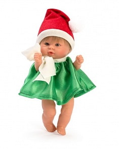 Пупсик 20 см в пальто и шапочке (Asi, 119956)