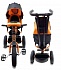 Велосипед 3 колесный – Lexus Trike, цвет оранжевый, надувные колеса 12 и 10 дюйм, светомузыкальная панель, поворотное сиденье  - миниатюра №3