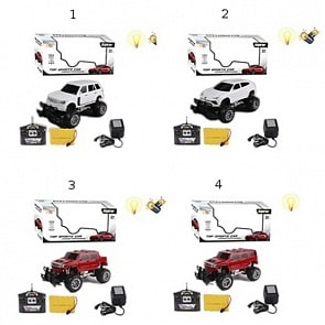 Машинка Джип на радиоуправлении, несколько видов (1toy, Т59396)