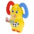 Развивающая музыкальная игрушка - Слоник, нос-трещотка, потешки, забавные звуки  - миниатюра №1