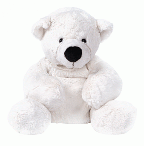 Медведь белый, лежачий, 43см (Gulliver, 7-43061-1)