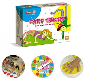 Игра для детей «Супер Твистер» (Stellar, 01137)