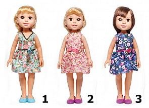 Кукла Времена года 35 см, 3 вида (ABtoys PT-00676(WJ-A9019)