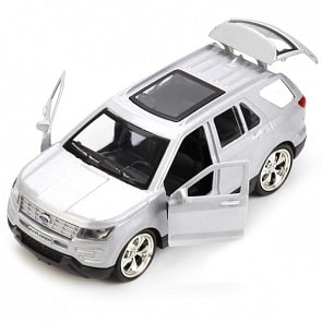 Машинка металлическая инерционная Ford Explorer 12 см., открываются двери (Технопарк, EXPLORER-MIXsim)