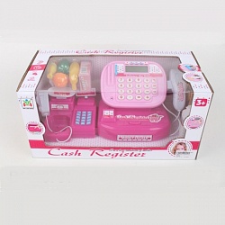 Кассовый аппарат Cash Register, свет, звук, с аксессуарами (B1680701sim) - миниатюра