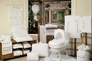 Комплект в кроватку: 2 простыни и наволочка из коллекции 4 времени года – Сладости (Babypiu, 56R.160BW)